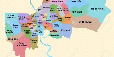 מפה של בנגקוק מחוז