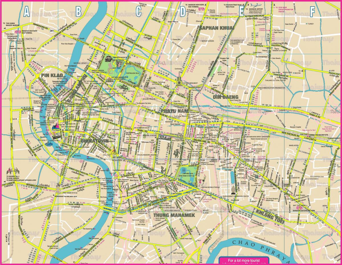מפת העיר בנגקוק