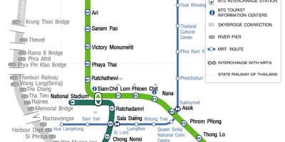 חוות הדעת skytrain מפה