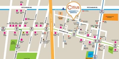Sukhumvit soi 11 בנגקוק מפה