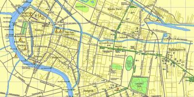 מפה של בנגקוק הכביש