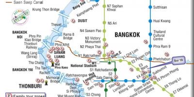 תחבורה ציבורית בבנגקוק מפה