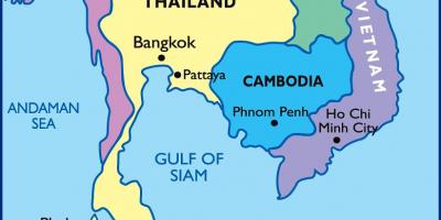 במפה של בנגקוק